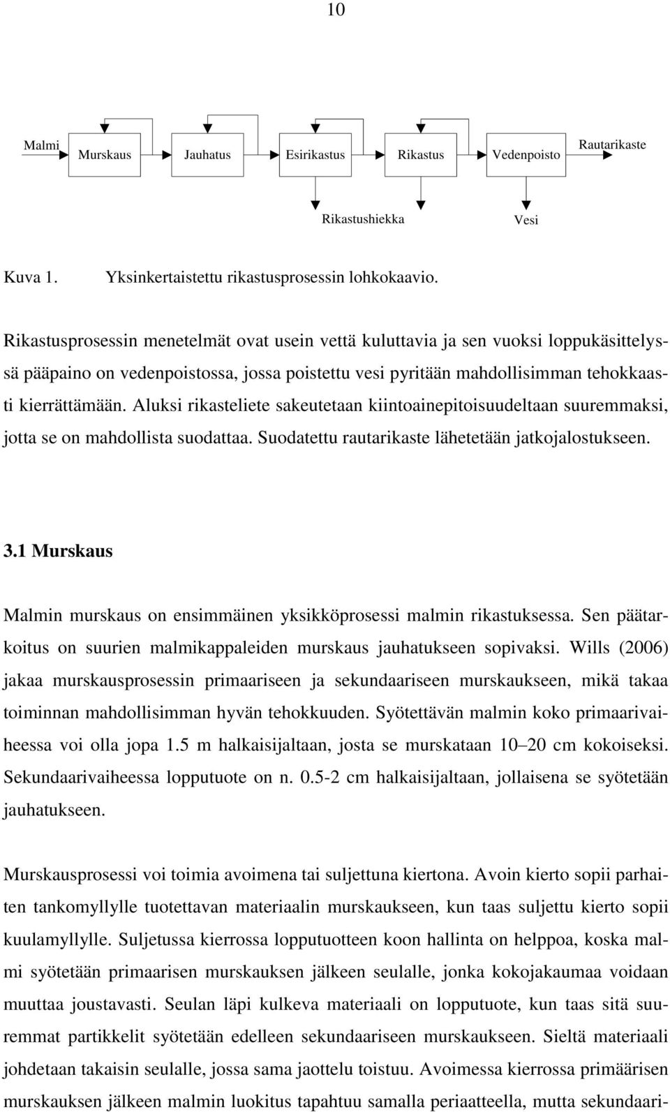 Aluksi rikasteliete sakeutetaan kiintoainepitoisuudeltaan suuremmaksi, jotta se on mahdollista suodattaa. Suodatettu rautarikaste lähetetään jatkojalostukseen. 3.