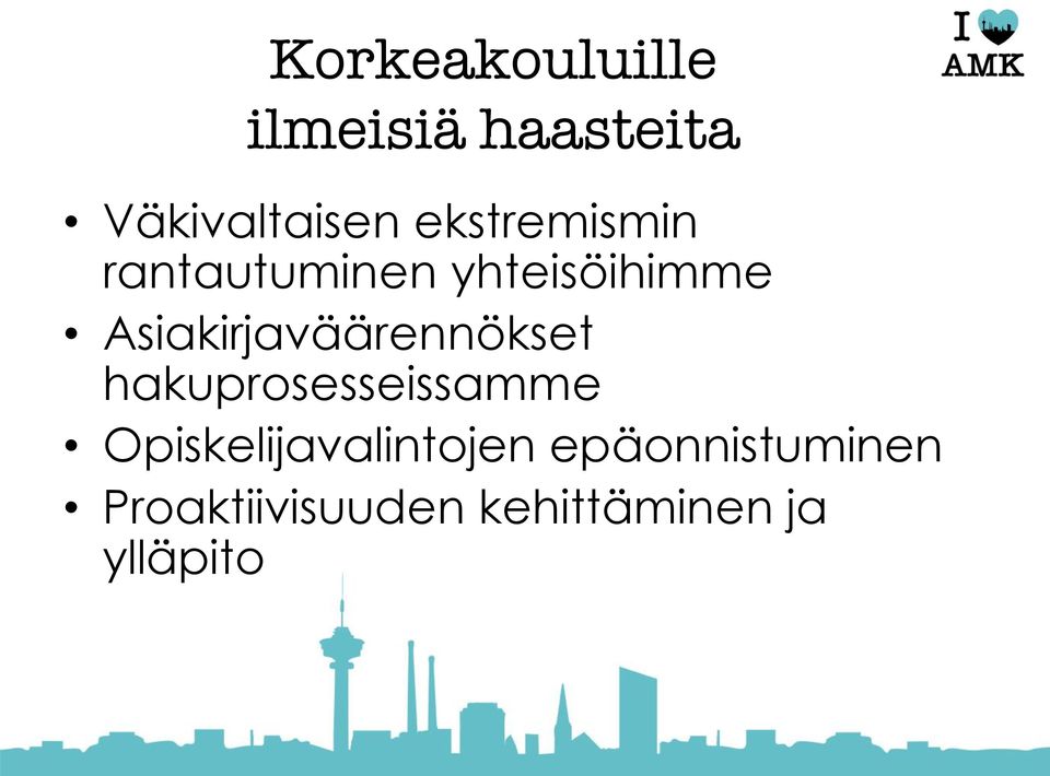 Asiakirjaväärennökset hakuprosesseissamme