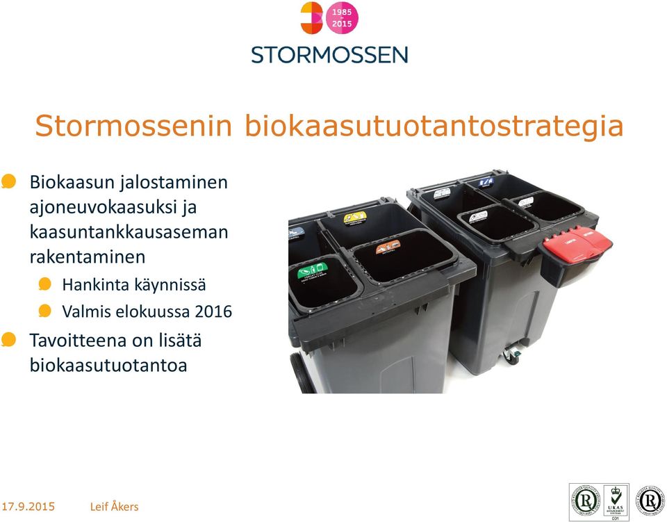 kaasuntankkausaseman rakentaminen Hankinta