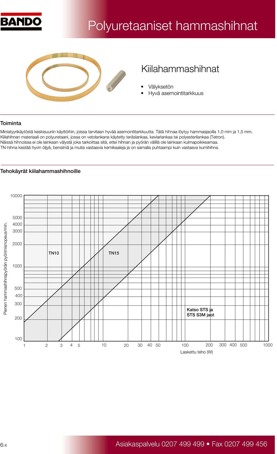 Kiilahihnan materiaali on polyuretaani, jossa on vetolankana käytetty teräslankaa, kevlarlankaa tai polyesterilankaa (Tetron).