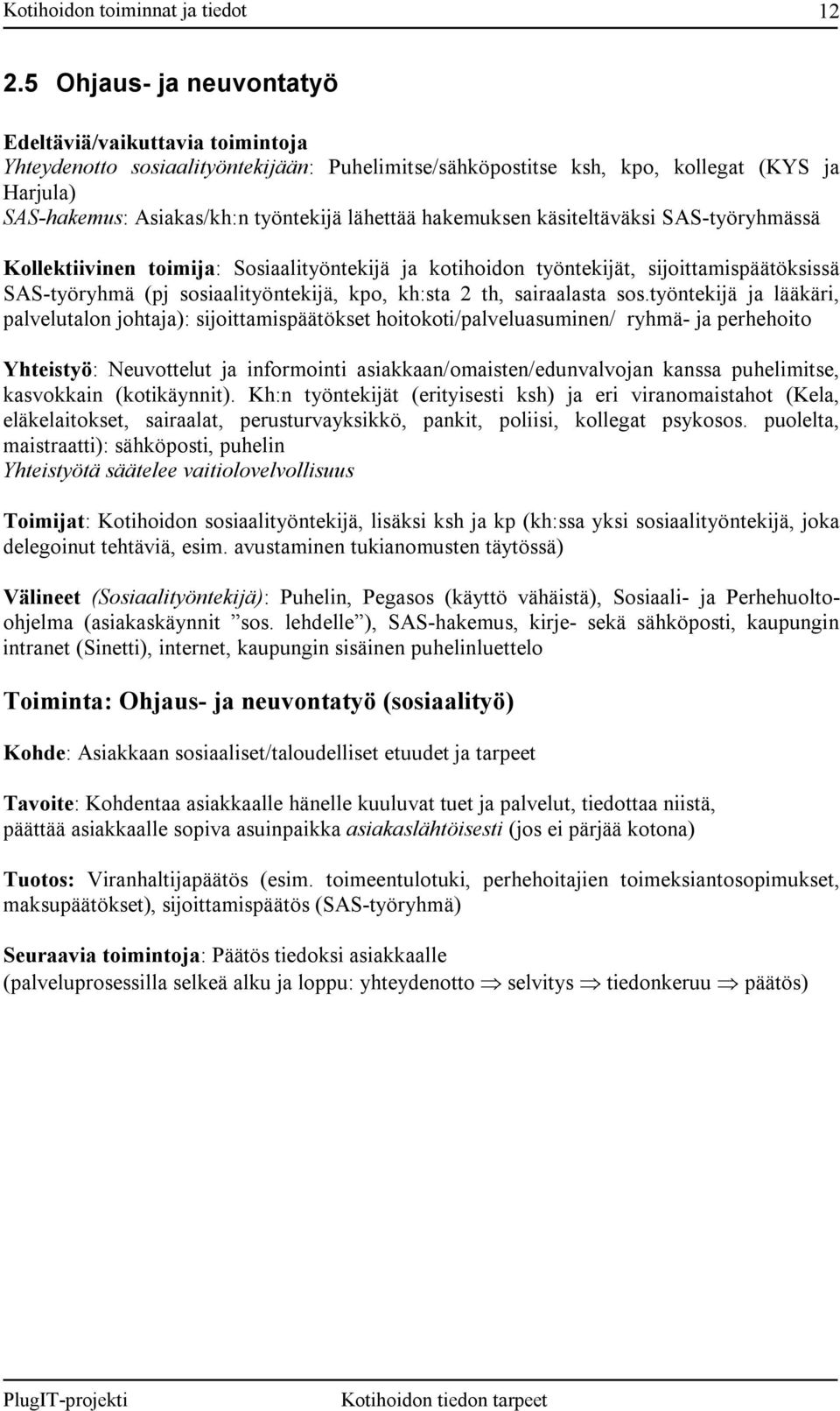 sairaalasta sos.