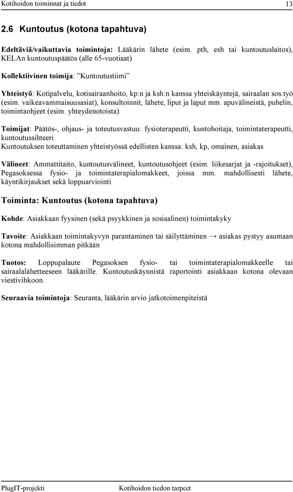 sos.työ (esim. vaikeavammaisuusasiat), konsultoinnit, lähete, liput ja laput mm. apuvälineistä, puhelin, toimintaohjeet (esim.