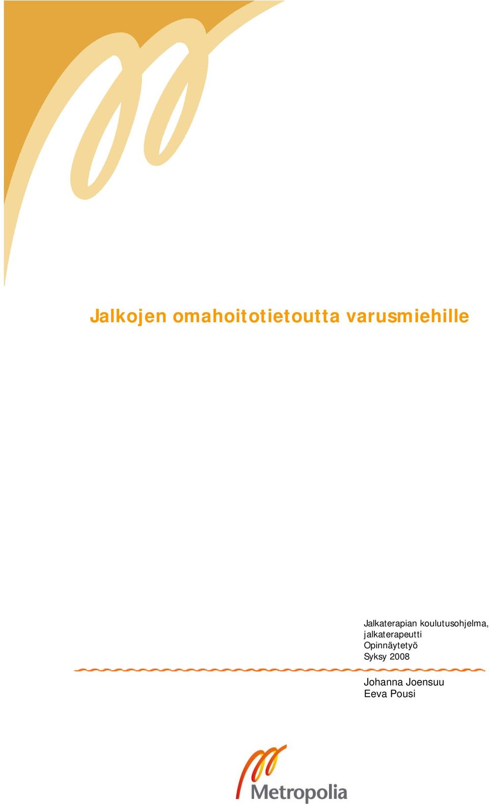 koulutusohjelma, jalkaterapeutti