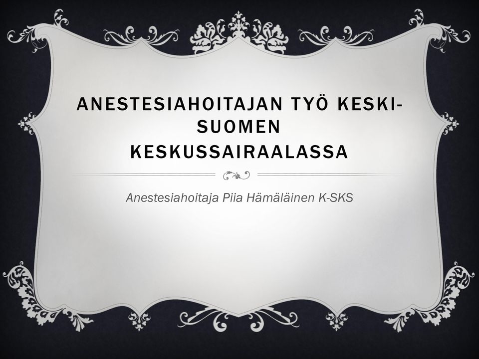 KESKUSSAIRAALASSA