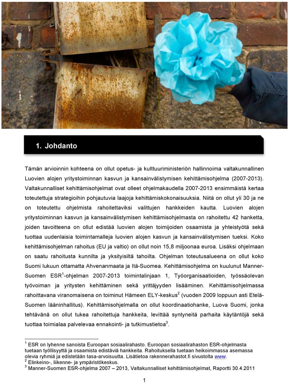 Niitä on ollut yli 30 ja ne on toteutettu ohjelmista rahoitettaviksi valittujen hankkeiden kautta.