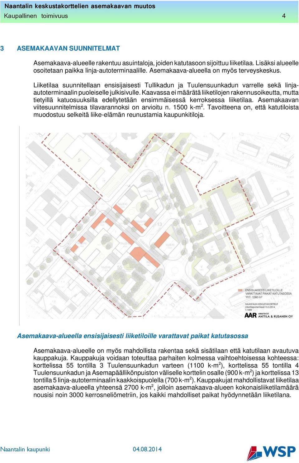 Kaavassa ei määrätä liiketilojen rakennusoikeutta, mutta tietyillä katuosuuksilla edellytetään ensimmäisessä kerroksessa liiketilaa. Asemakaavan viitesuunnitelmissa tilavarannoksi on arvioitu n.