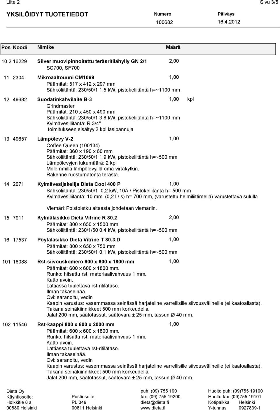 Suodatinkahvilaite B-3 1,00 kpl Grindmaster Päämitat: 210 x 450 x 490 mm Sähköliitäntä: 230/50/1 3,8 kw, pistokeliitäntä h=~1100 mm Kylmävesillitäntä: R 3/4" toimitukseen sisältyy 2 kpl lasipannuja