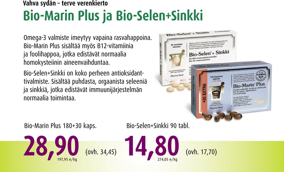 Bio-Selen+Sinkki on koko perheen antioksidanttivalmiste.