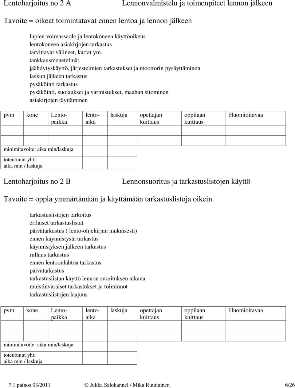 tankkausmenetelmät jäähdytyskäyttö, järjestelmien tarkastukset ja moottorin pysäyttäminen laskun jälkeen tarkastus pysäköinti tarkastus pysäköinti, suojaukset ja varmistukset, maahan sitominen