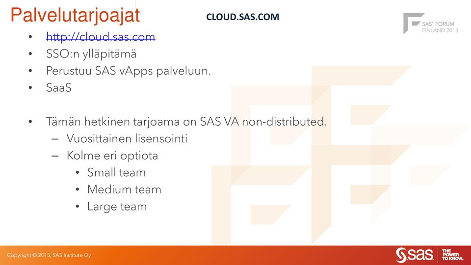 SaaS CLOUD.SAS.