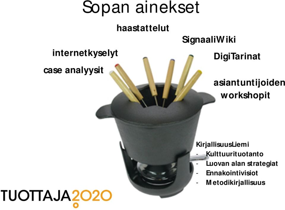 asiantuntijoiden workshopit KirjallisuusLiemi -