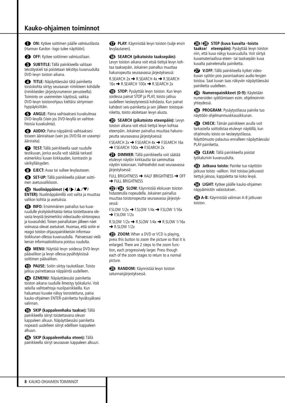 3 TITLE: Näpäyttäessäsi tätä painiketta toistokohta siirtyy seuraavan nimikkeen kohdalle (nimikkeiden järjestysnumeron perusteella).