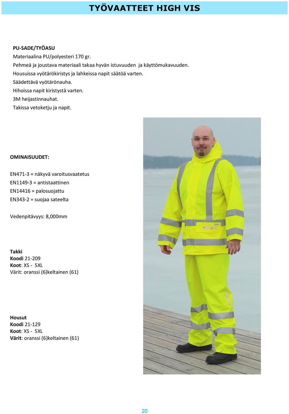 Takissa vetoketju ja napit.