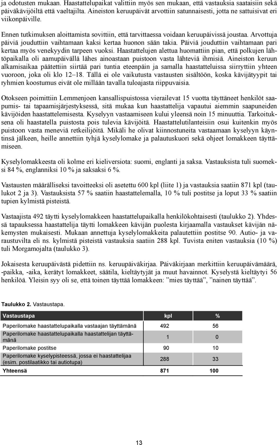 Arvottuja päiviä jouduttiin vaihtamaan kaksi kertaa huonon sään takia. Päiviä jouduttiin vaihtamaan pari kertaa myös venekyydin tarpeen vuoksi.