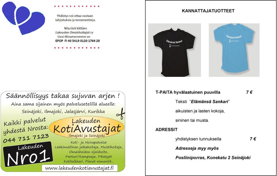 sininen tai musta.