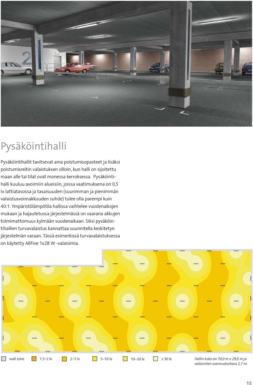 Ympäristölämpötila hallissa vaihtelee vuodenaikojen mukaan ja hajautetussa järjestelmässä on vaarana akkujen toimimattomuus kylmään vuodenaikaan.