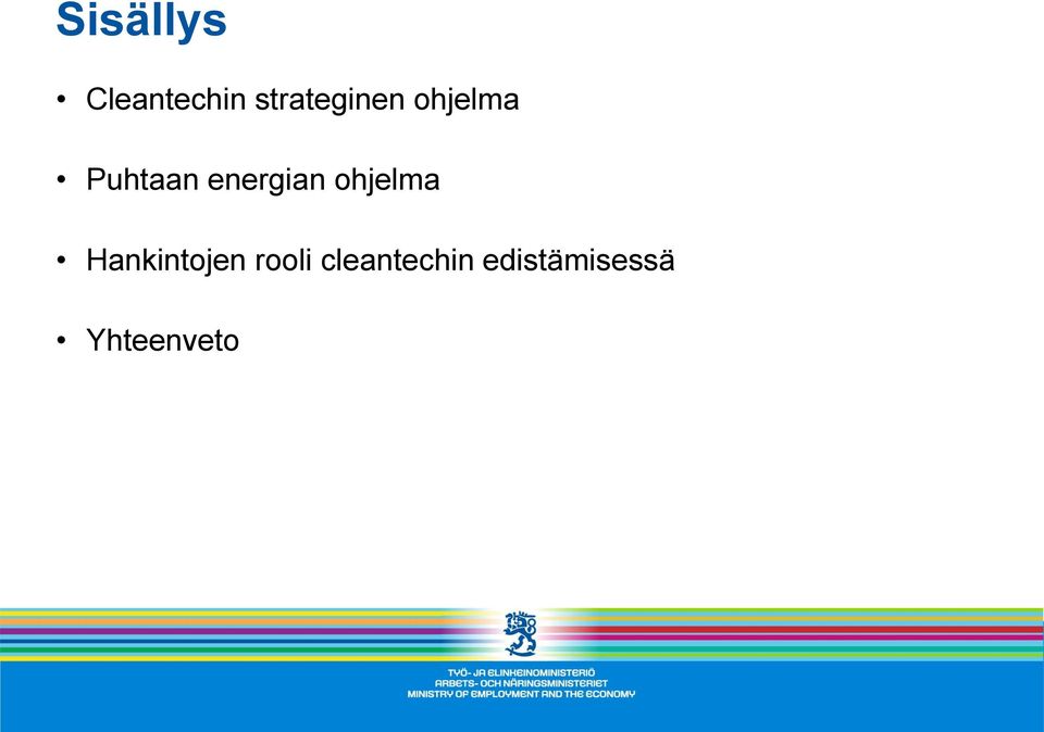 energian ohjelma Hankintojen