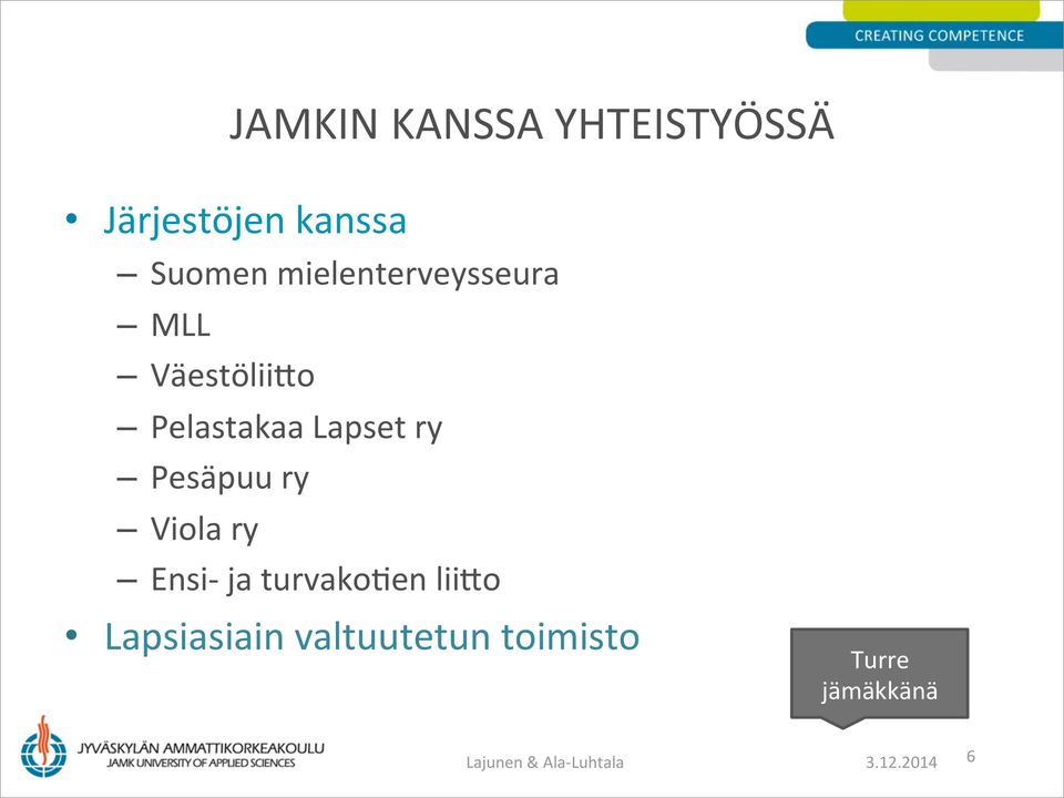 Pesäpuu ry Viola ry Ensi- ja turvakoqen liiao Lapsiasiain