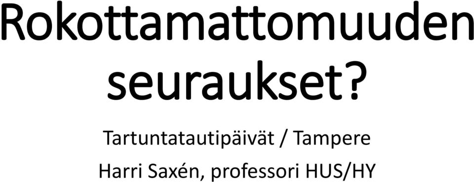 Tartuntatautipäivät /