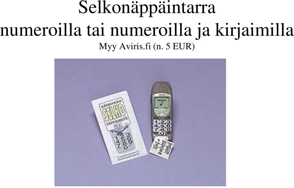 numeroilla ja