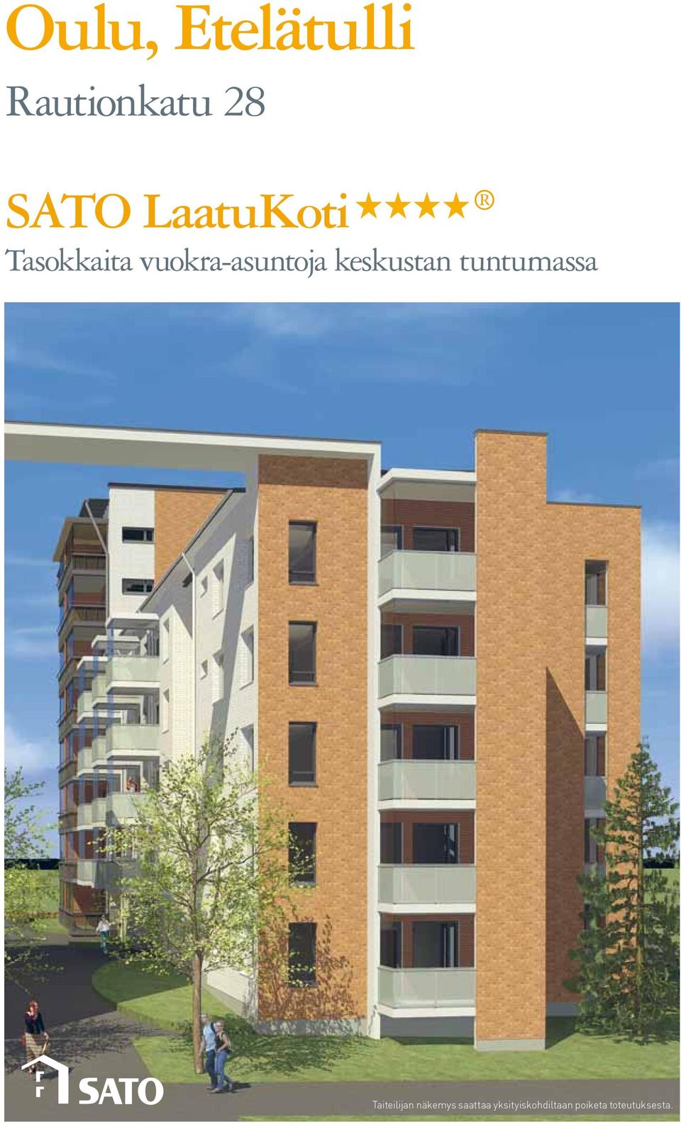 keskustan tuntumassa Taiteilijan näkemys