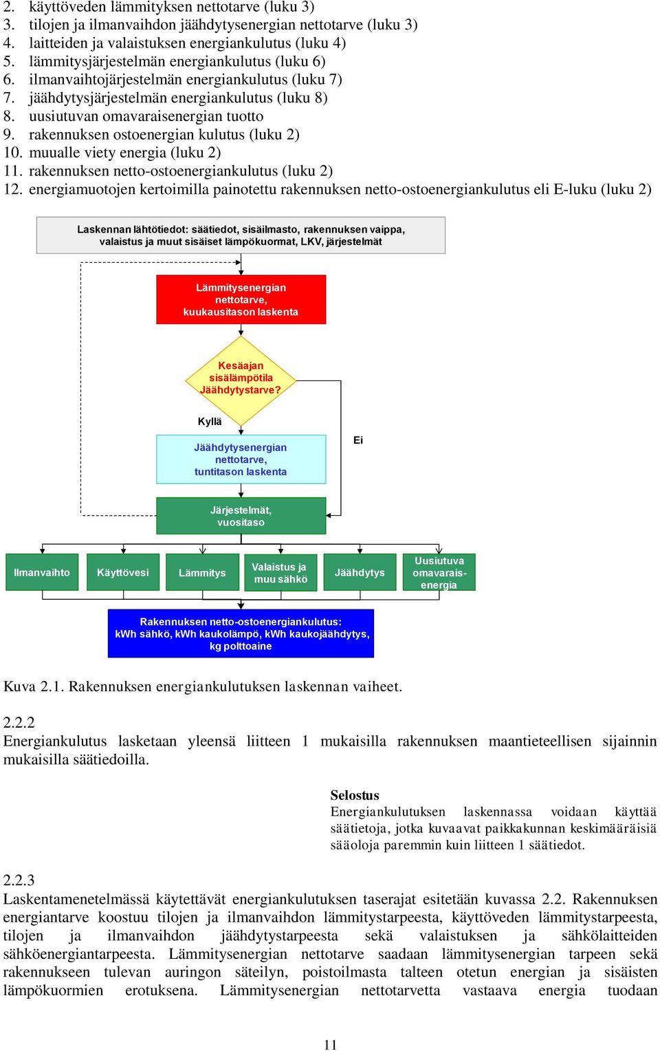 rakennuksen ostoenergian kulutus (luku 2) 10. muualle viety energia (luku 2) 11. rakennuksen netto-ostoenergiankulutus (luku 2) 12.