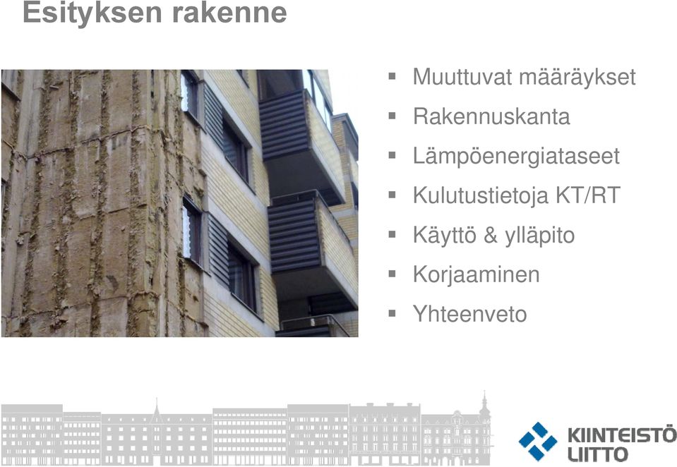 Lämpöenergiataseet Kulutustietoja