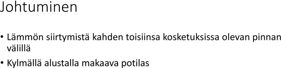 kosketuksissa olevan pinnan