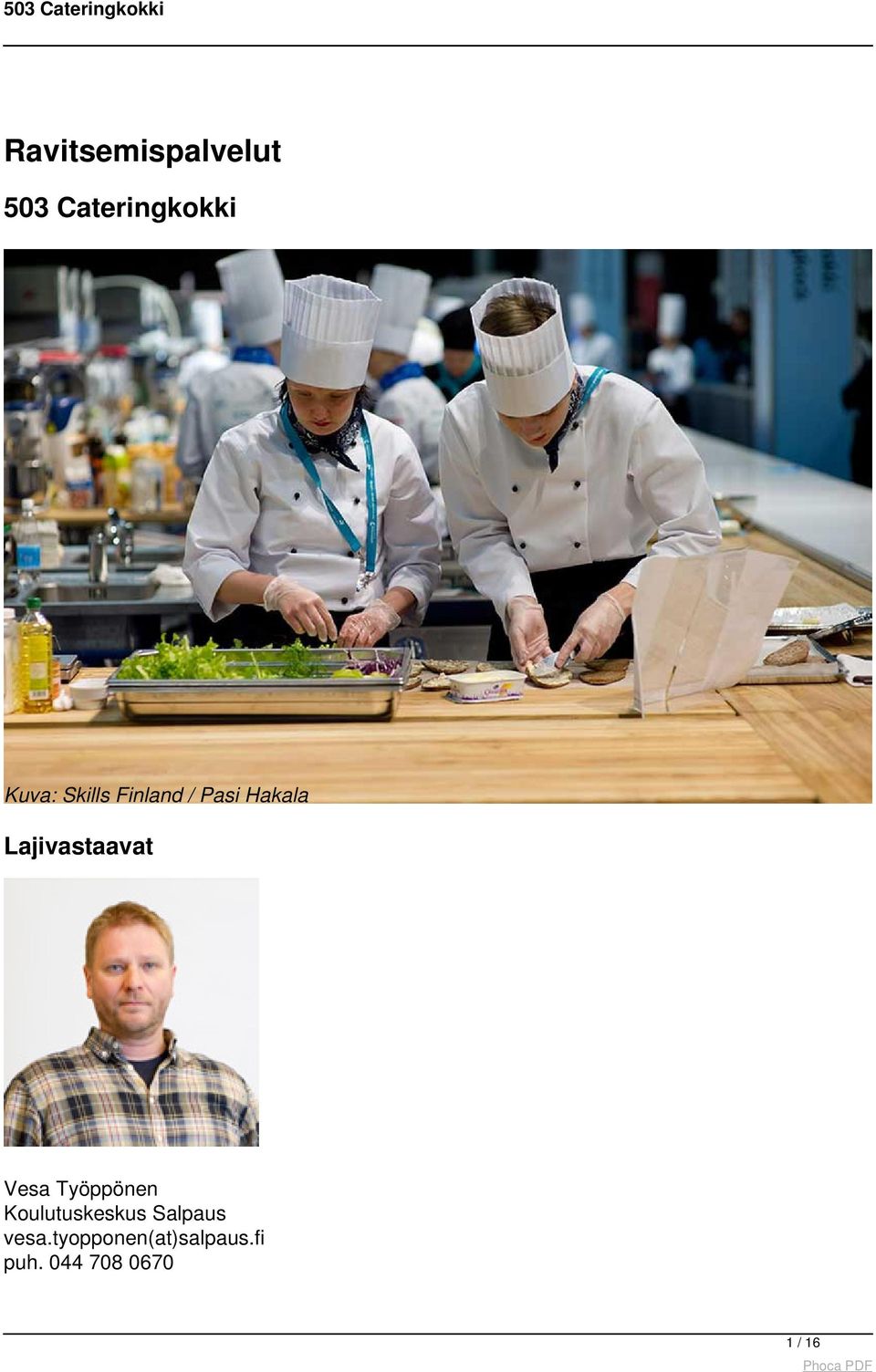 Vesa Työppönen Koulutuskeskus Salpaus vesa.