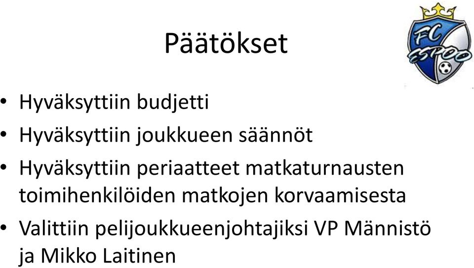 matkaturnausten toimihenkilöiden matkojen