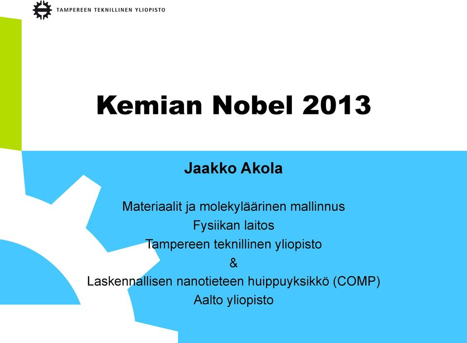 Tampereen teknillinen yliopisto &