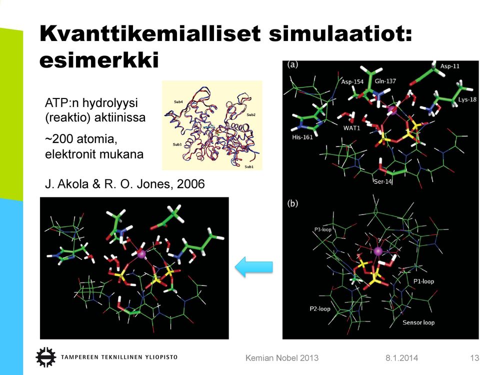 ATP:n hydrolyysi (reaktio) aktiinissa II. Methods of Calculation 8128 J. Phys. Chem. B, Vol. 110, No.