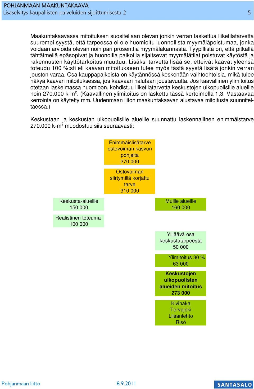 Tyypillistä on, että pitällä tähtäimellä epäsopivat ja huonoilla paioilla sijaitsevat myymälätilat poistuvat äytöstä ja raennusten äyttötoitus muuttuu.