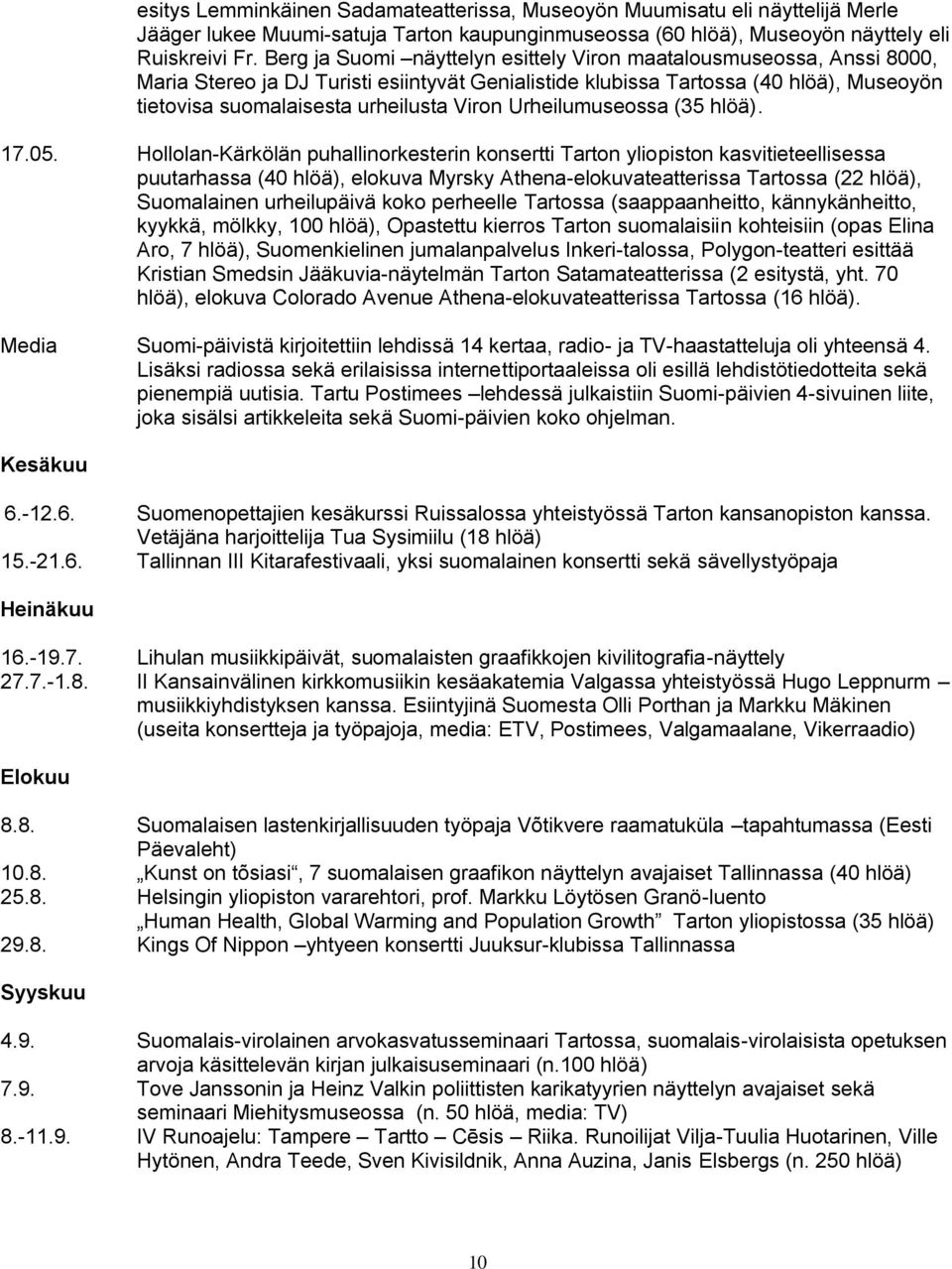 Urheilumuseossa (35 hlöä). 17.05.