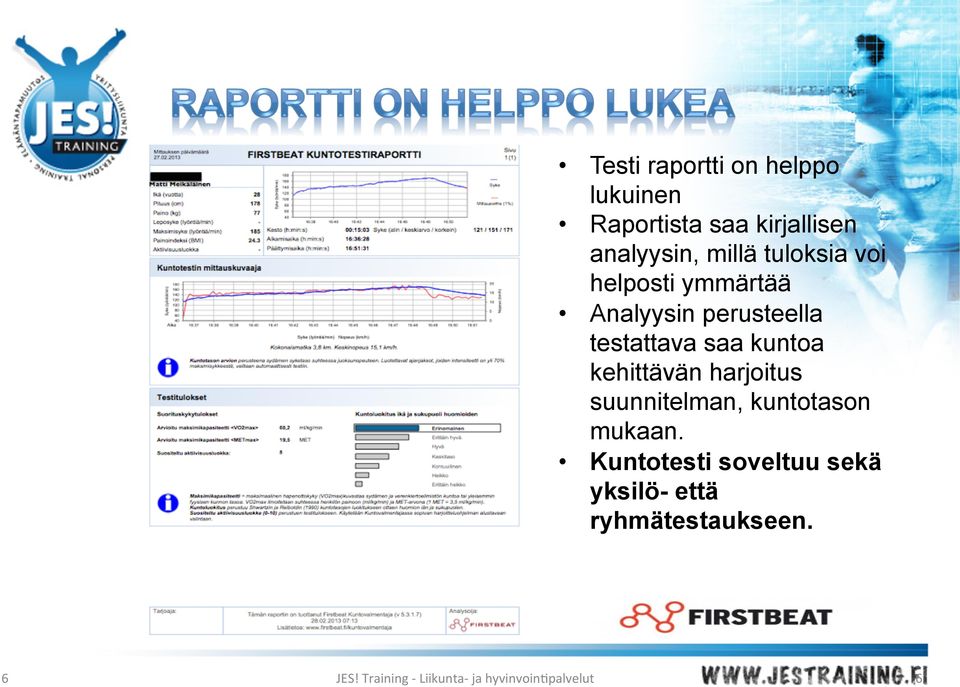 kehittävän harjoitus suunnitelman, kuntotason mukaan.