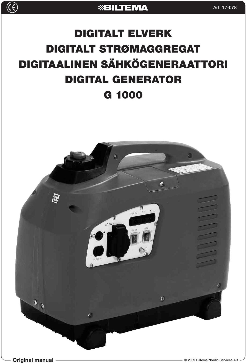 sähkögeneraattori Digital