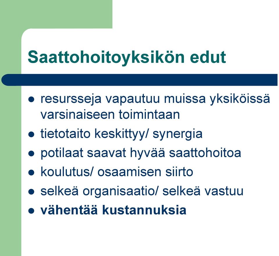 synergia potilaat saavat hyvää saattohoitoa koulutus/