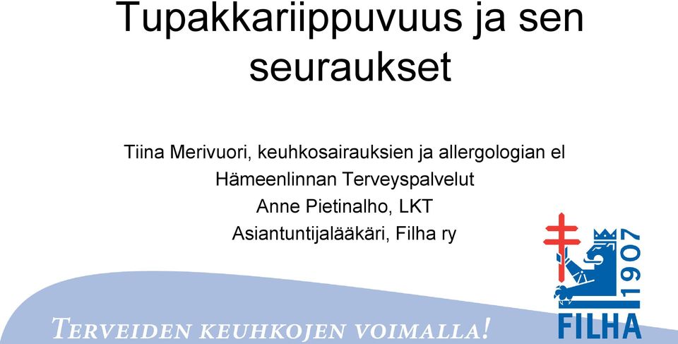 allergologian el Hämeenlinnan