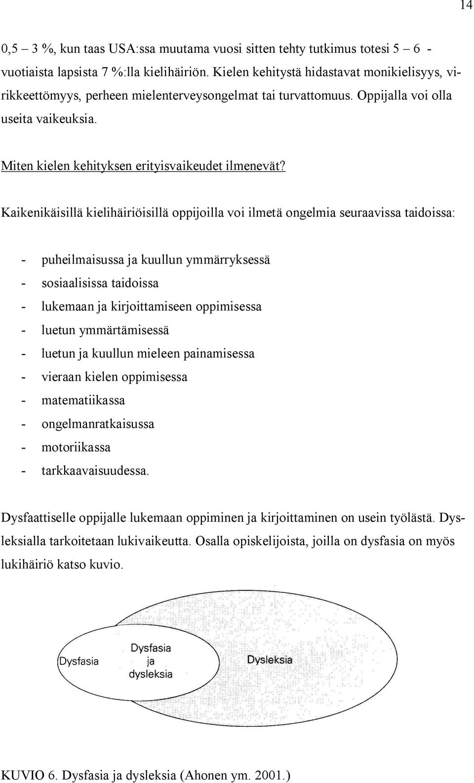 Lukihäiriö dating palvelu