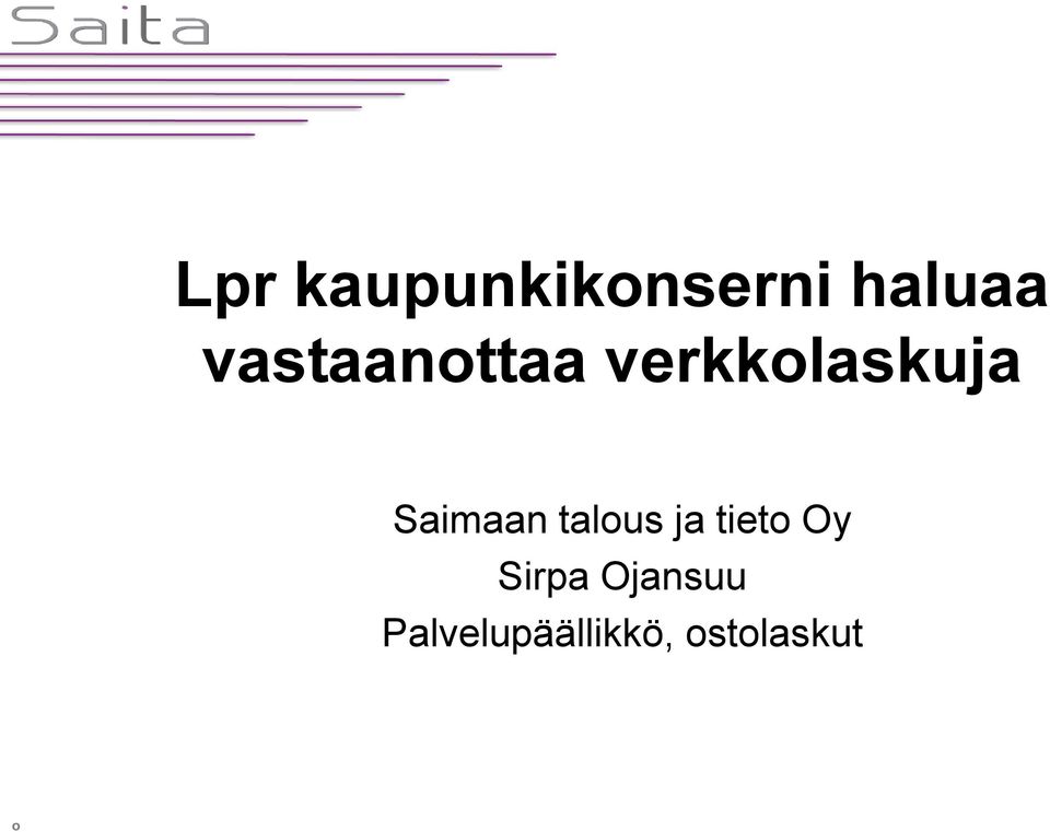 Saimaan talous ja tieto Oy