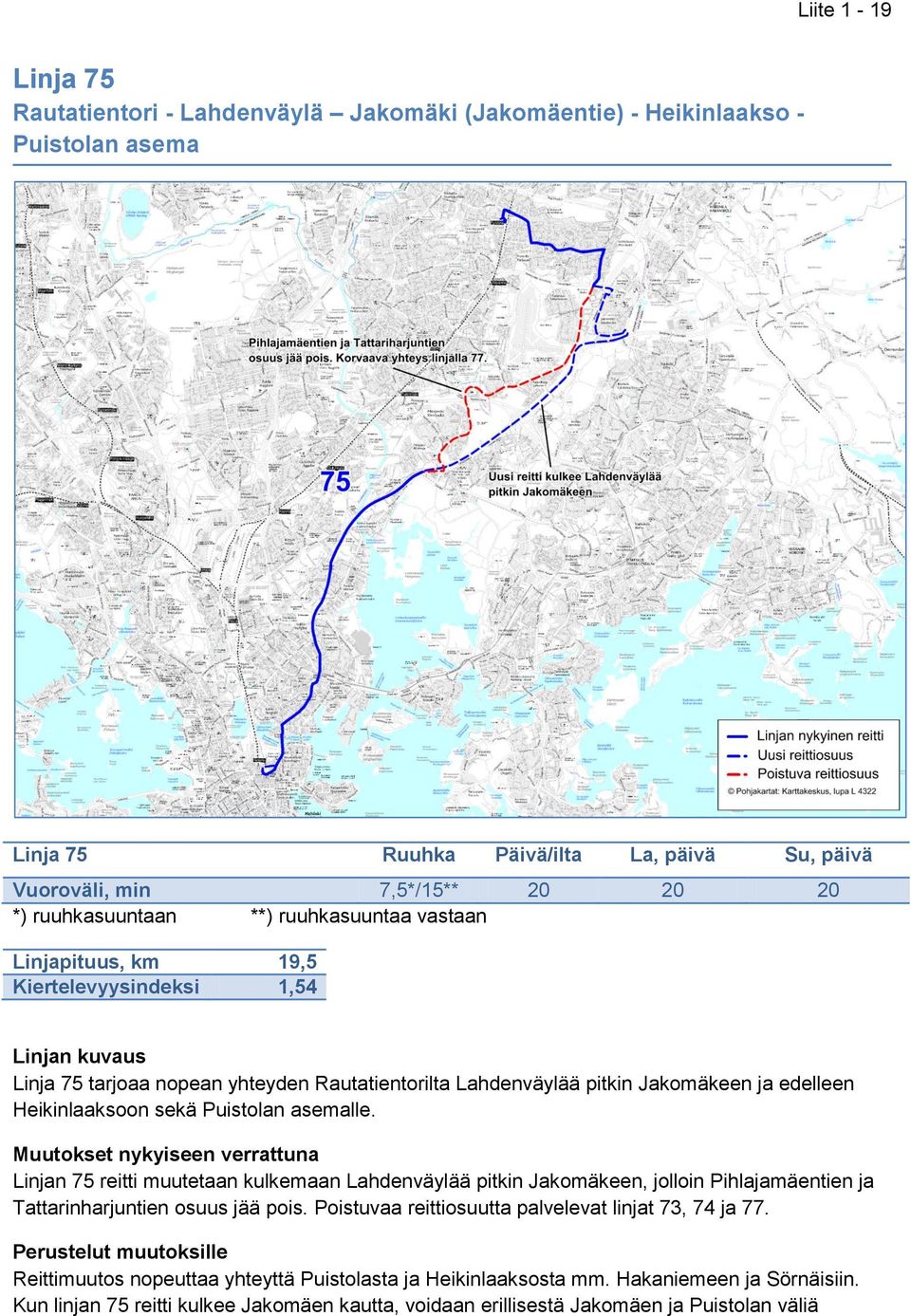 Heikinlaaksoon sekä Puistolan asemalle.