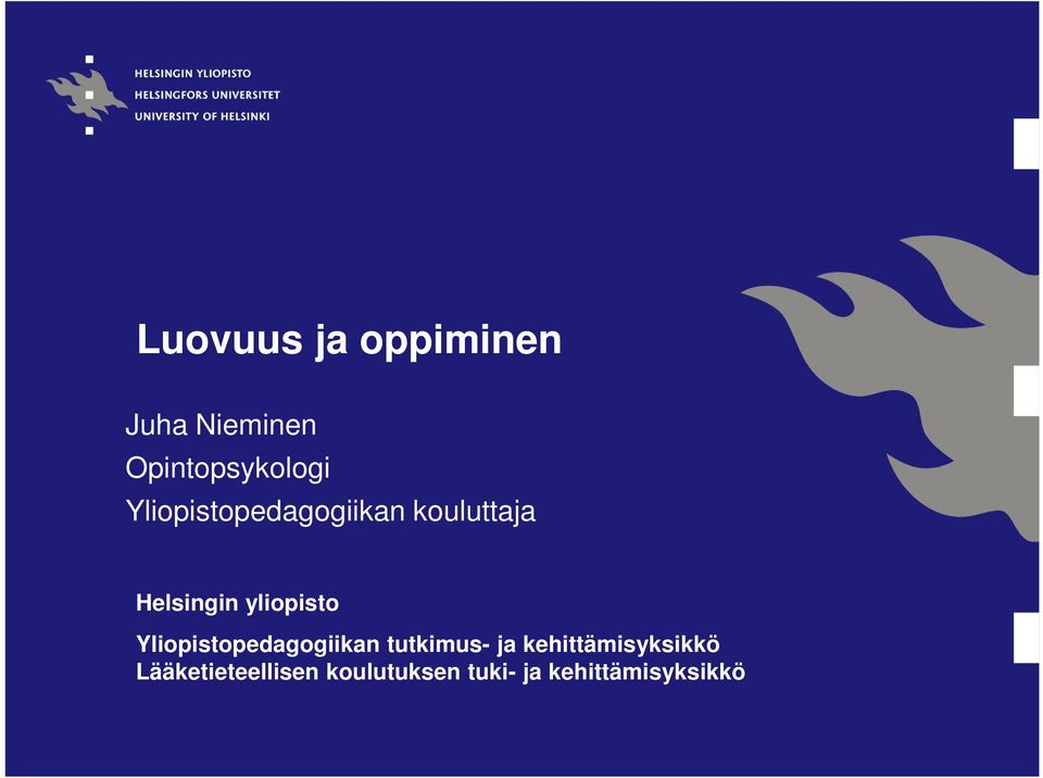 Yliopistopedagogiikan tutkimus- ja kehittämisyksikkö