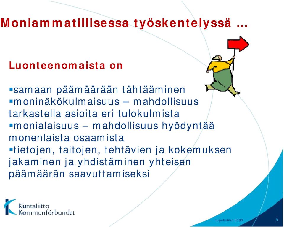 tulokulmista monialaisuus mahdollisuus hyödyntää monenlaista osaamista