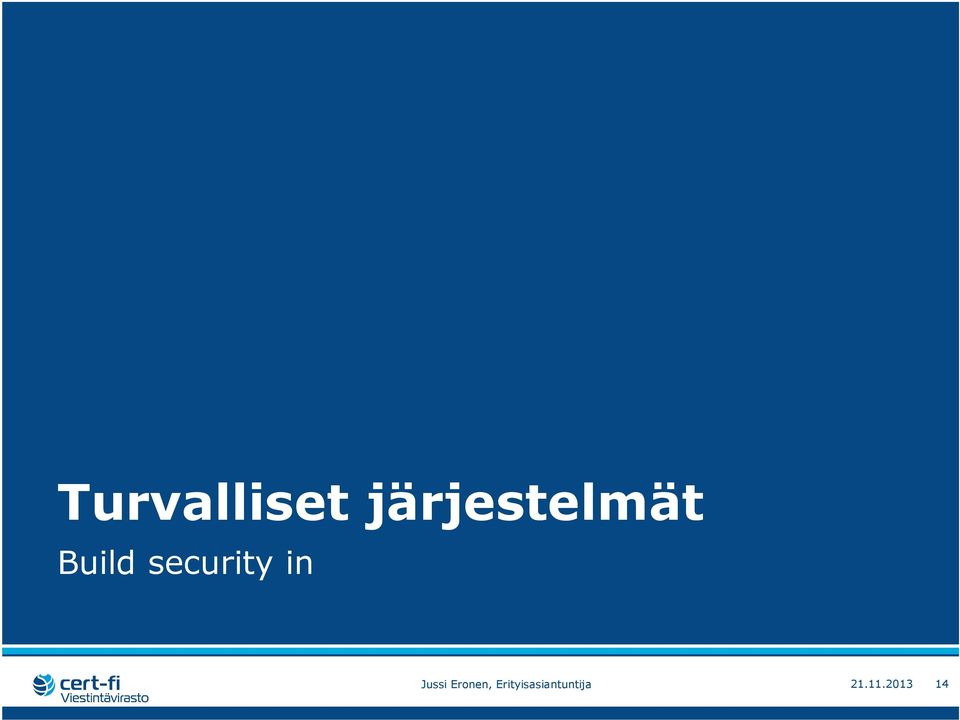 security in Jussi