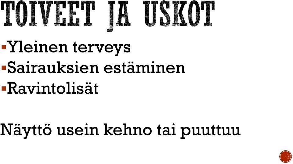 estäminen