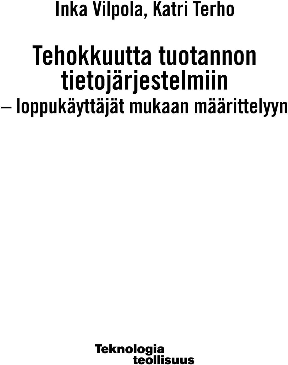 tietojärjestelmiin