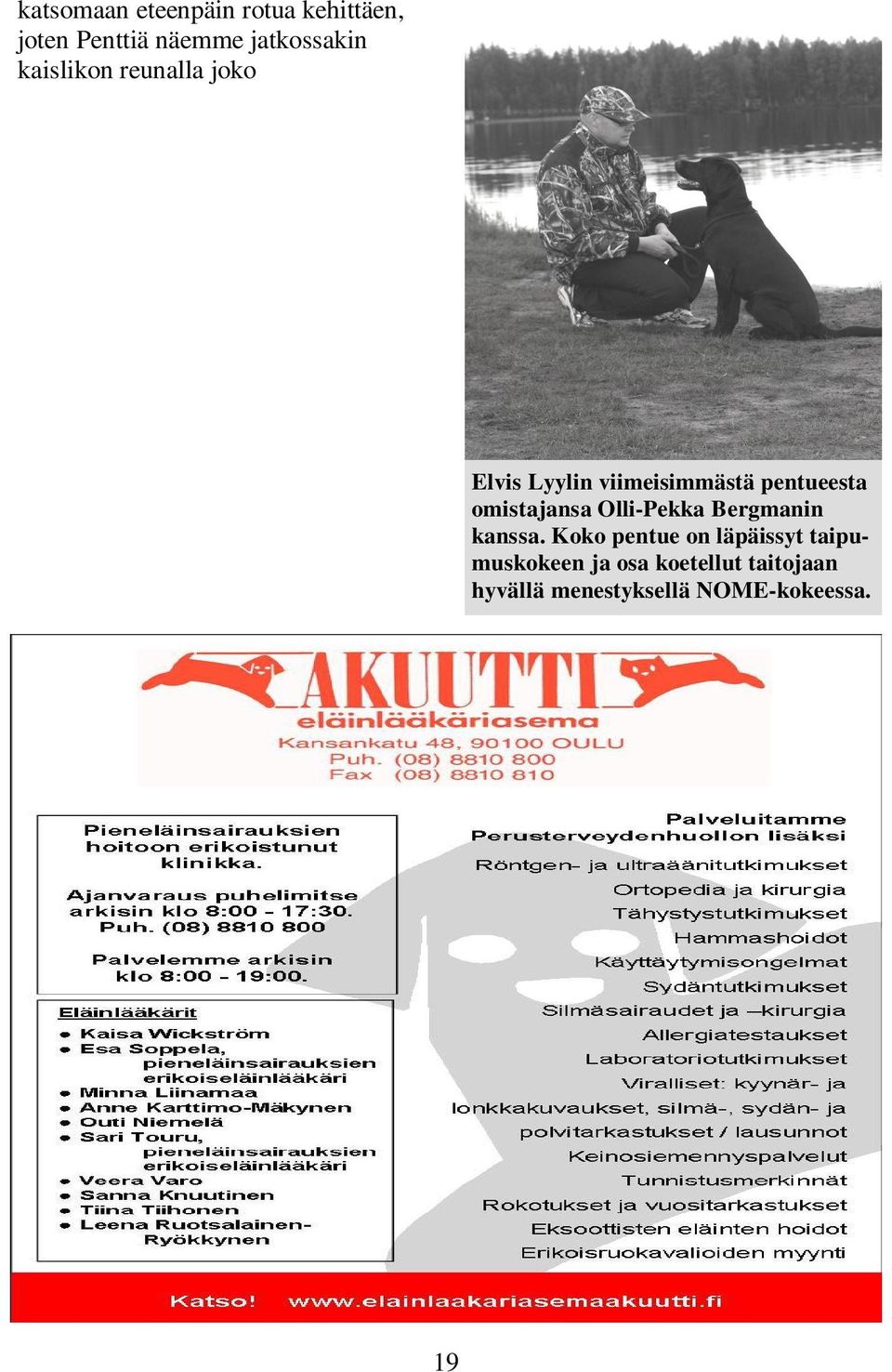 koirien nimistä ja titteleistä!