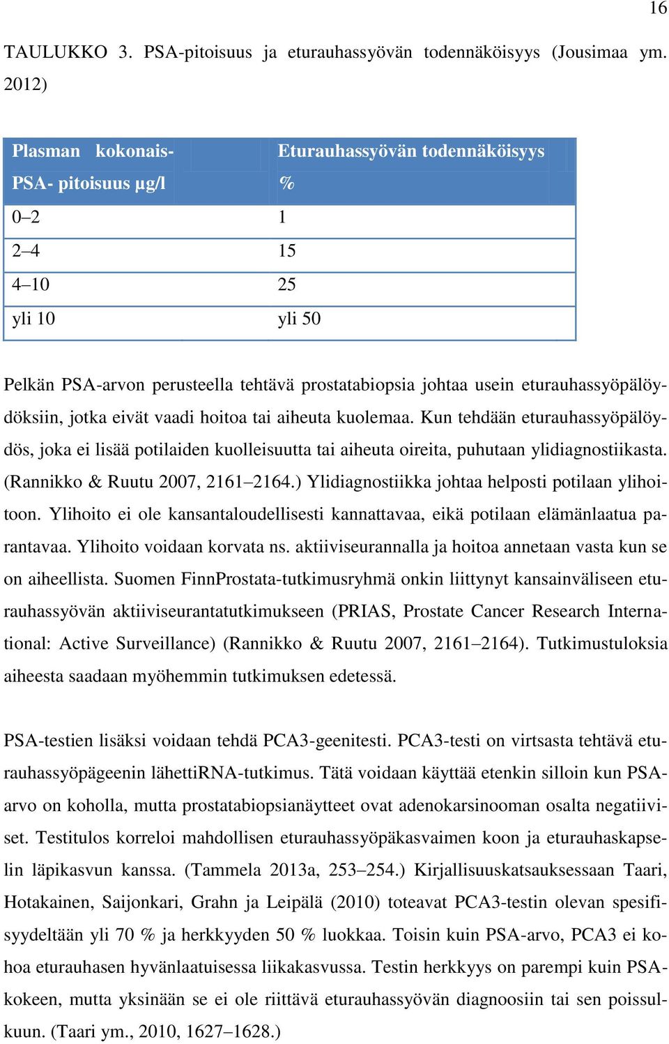 eturauhassyöpälöydöksiin, jotka eivät vaadi hoitoa tai aiheuta kuolemaa. Kun tehdään eturauhassyöpälöydös, joka ei lisää potilaiden kuolleisuutta tai aiheuta oireita, puhutaan ylidiagnostiikasta.