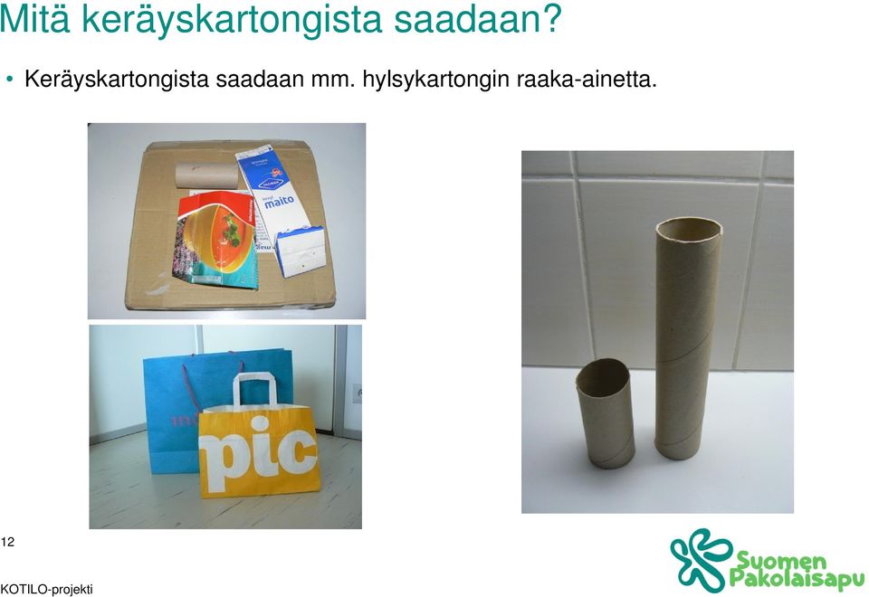 Keräyskartongista