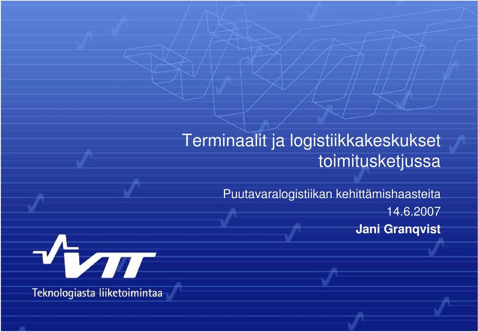 toimitusketjussa